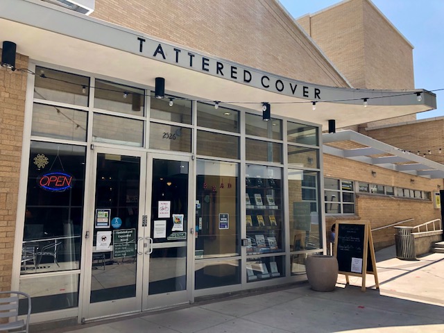 outside of the Tattered Cover on Colfax