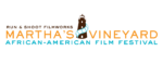 Martha's Vineyard African-American Film Festival logo with lighthouse illustration
