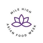 Mile High Asian Food Week logo featuring a purple lotus design