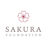 Sakura Foundation logo with a pink cherry blossom above text
